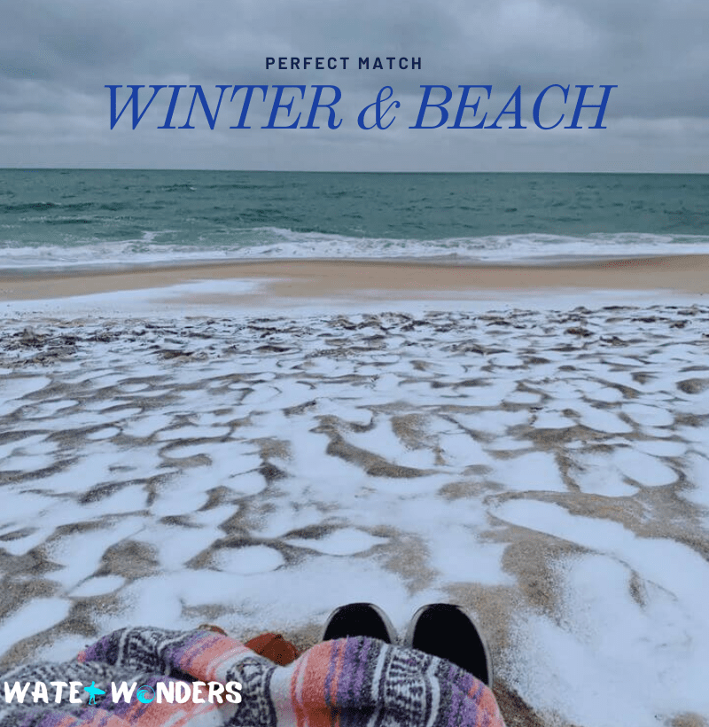 winter in beach